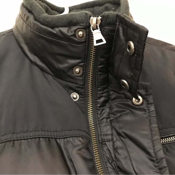 Cole Haan Down Fill Puffer Jacket Coat Men Medium Black - Picture 3 of 14